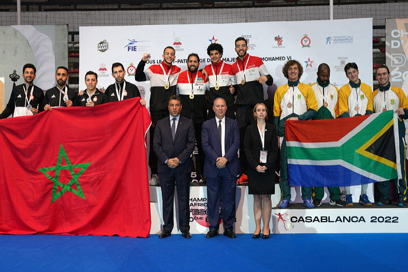Championnats d’Afrique d’escrime : 4 médailles pour le Maroc lors