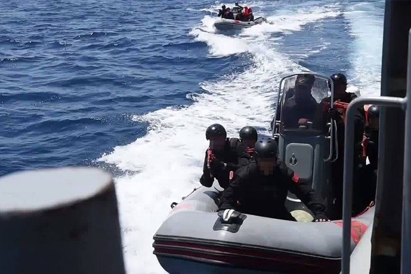  La Marine Royale porte secours à 845 candidats à la migration irrégulière de différentes nationalités