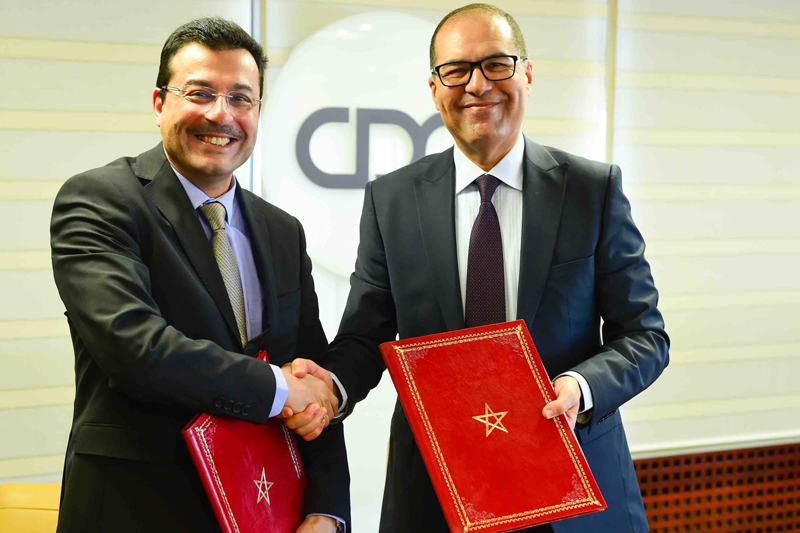 CDG et CMR signent convention pour développement socio-économique du Royaume
