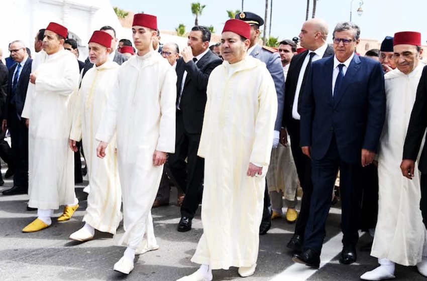 Funérailles de feu Abdelouahed Radi en présence de SAR le Prince Héritier Moulay El Hassan et SAR le Prince Moulay Rachid