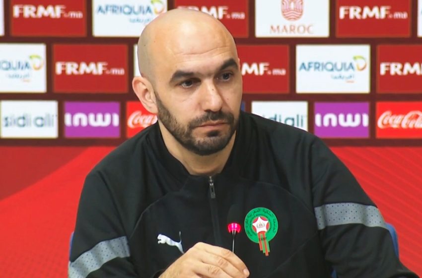  Match Maroc-Cap-Vert: Conférence de presse de Walid Regragui, samedi à Salé