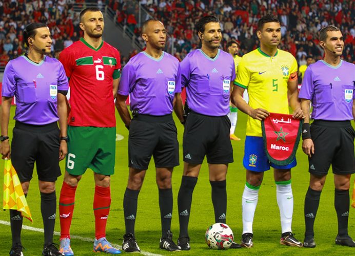 Le Maroc s’est imposé pour la première fois de son histoire contre le Brésil
