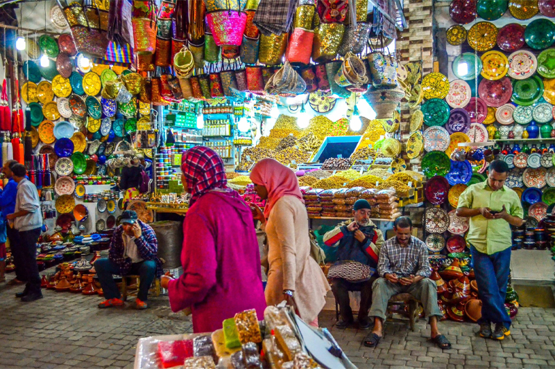  Effervescence des souks de Marrakech pendant le Ramadan