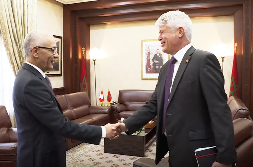 Talbi El Alami s’entretient avec l’ambassadeur suisse au Maroc