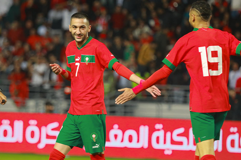 Match nul entre le Maroc et le Pérou à Madrid