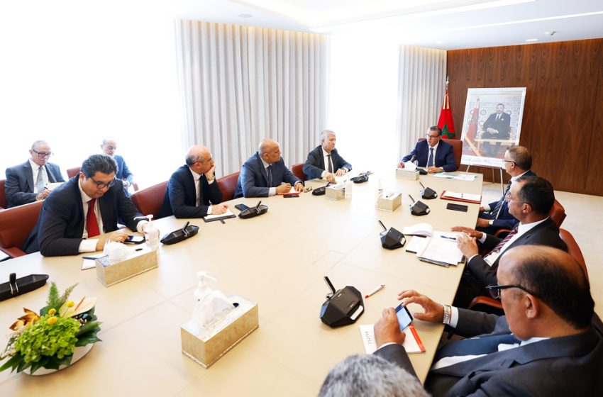 M. Aziz Akhannouch tient une réunion avec les professionnels de la filière des viandes rouges