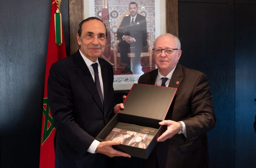  M.El Malki rencontre le président du Sénat canadien à Rabat