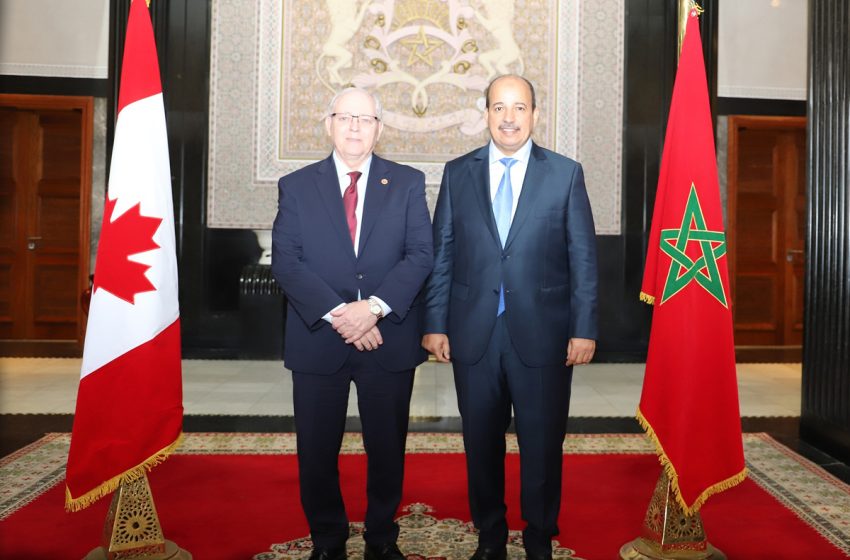  Renforcement de la coopération parlementaire Maroc-Canada et poursuite de la concertation sur les questions d’intérêt commun