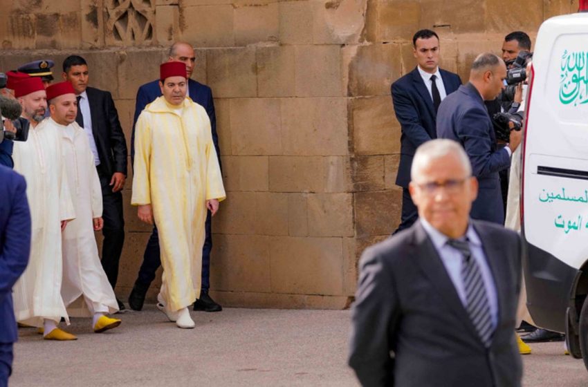  Funérailles à Rabat de feu Khalid Naciri en présence de SAR le Prince Moulay Rachid