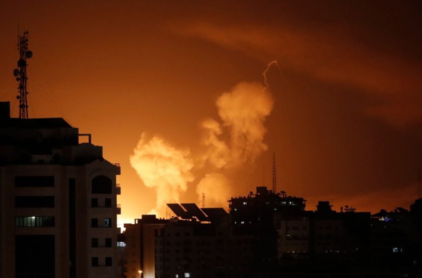 Gaza visée par des frappes israéliennes sur fond d’escalade de