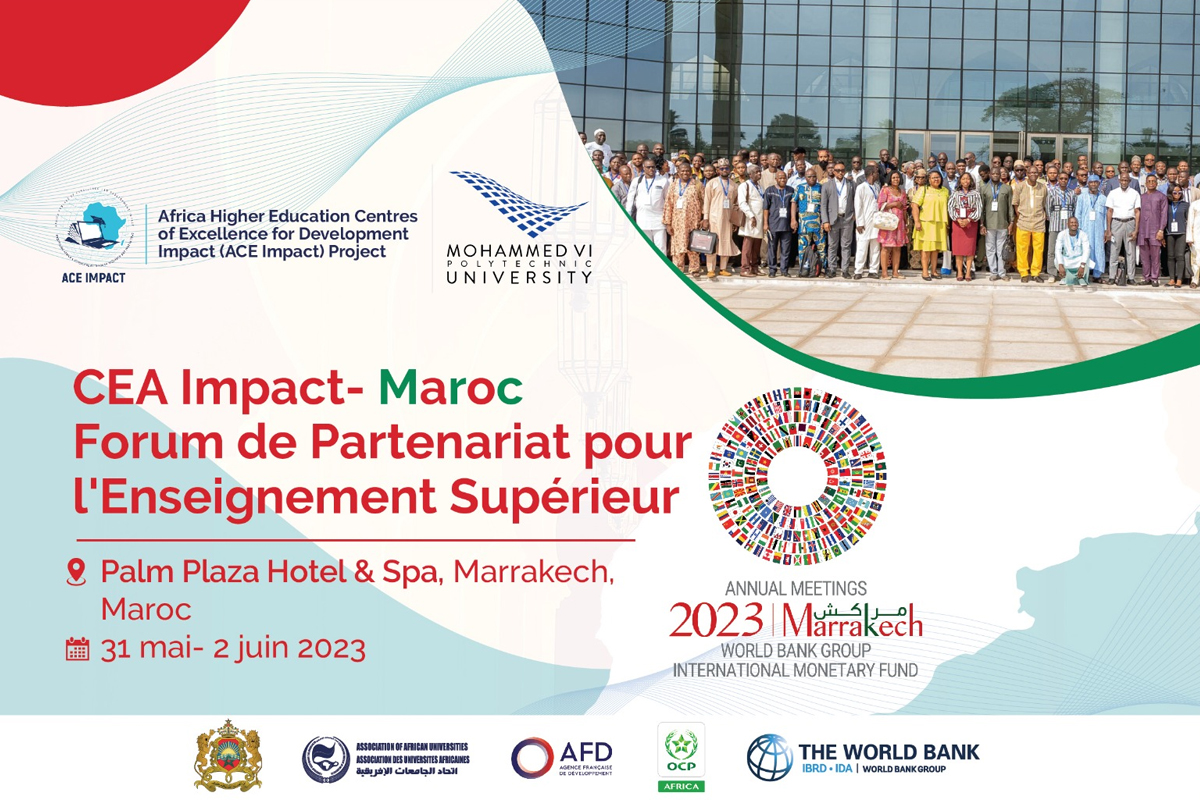 Marrakech: Le Forum de Partenariat pour l’Enseignement Supérieur du projet CEA Impact-Maroc, du 31 mai au 2 juin