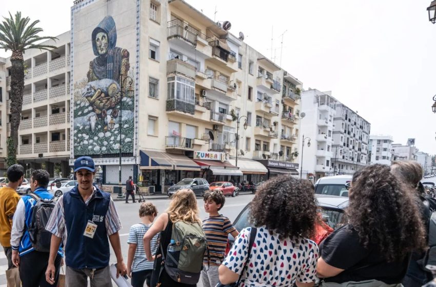 Rabat se pare de nouvelles fresques pour le 8ème Festival Jidar