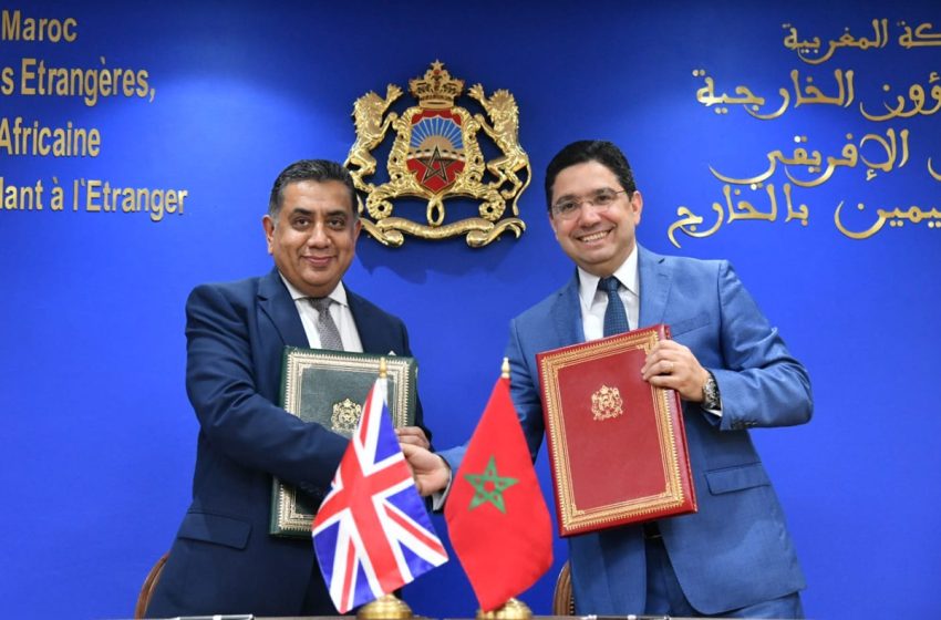 Le Maroc et le Royaume-Uni signent un Cadre stratégique de