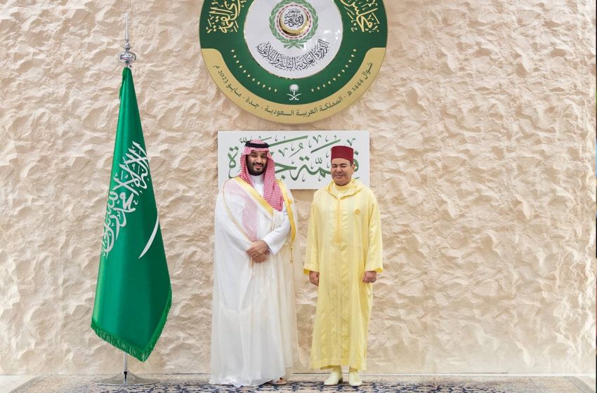  Début à Djeddah des travaux du 32-ème Sommet Arabe, en présence de SAR le Prince Moulay Rachid qui représente SM le Roi