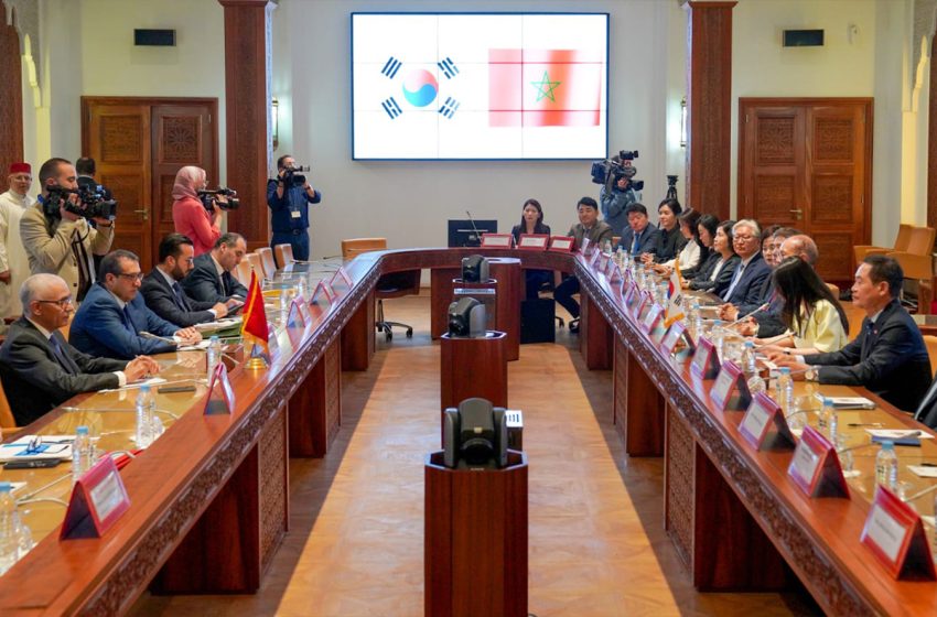  Le président de la Chambre des Représentants reçoit une délégation de l’association maroco-coréenne