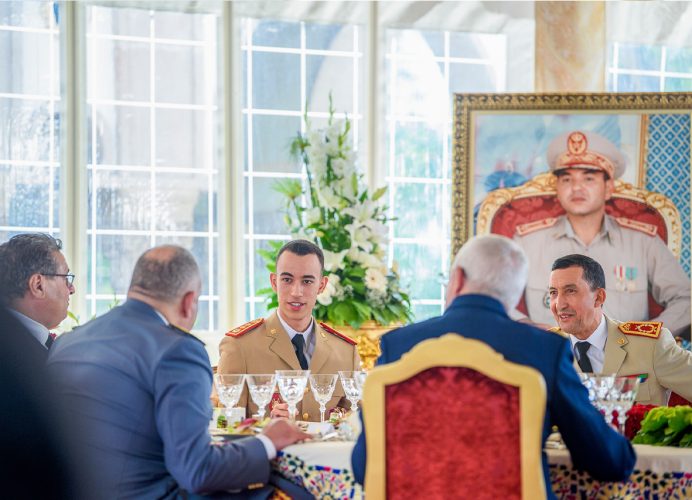 SAR le Prince Héritier Moulay El Hassan préside le déjeuner offert par SM le Roi à l’occasion du 67ème anniversaire des FAR