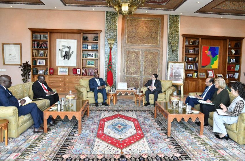  M. Bourita reçoit l’ancien président malawite, porteur d’un message du chef d’État du Malawi à SM le Roi