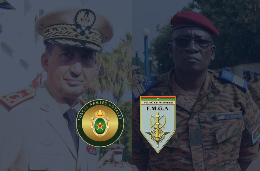  Le Général de Division, Inspecteur Général des FAR et Commandant la Zone Sud reçoit le Chef d’Etat-Major Général des Forces Armées Burkinabé