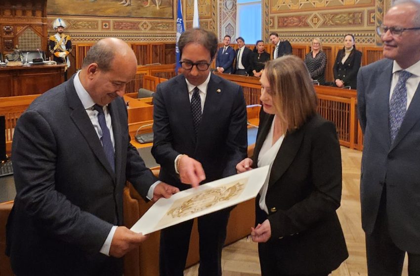  M. Mayara reçu en audience par les Capitaines régents de la République de Saint-Marin