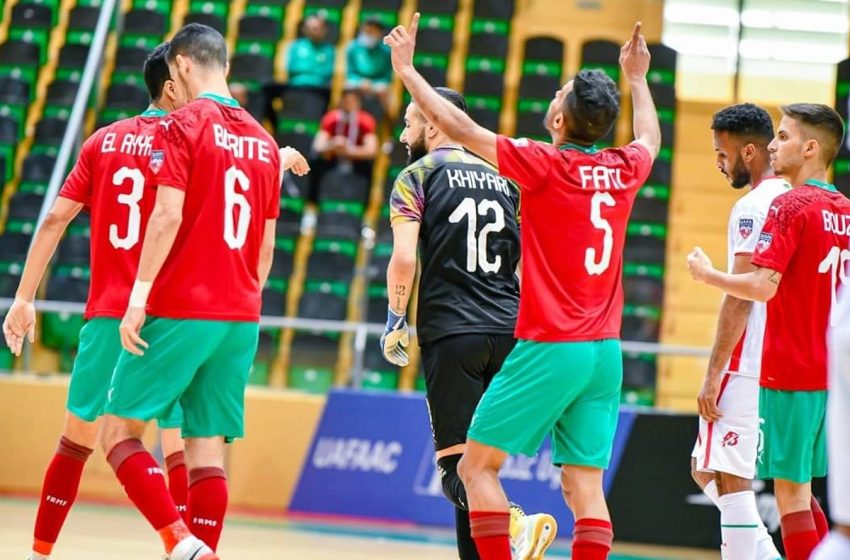 le Maroc en finale de la Coupe arabe de futsal 2023