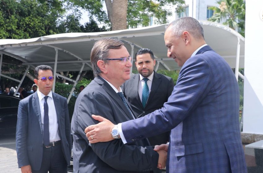 Le renforcement des relations commerciales au centre d’entretiens entre M. Mezzour et le président du parlement du MERCOSUR