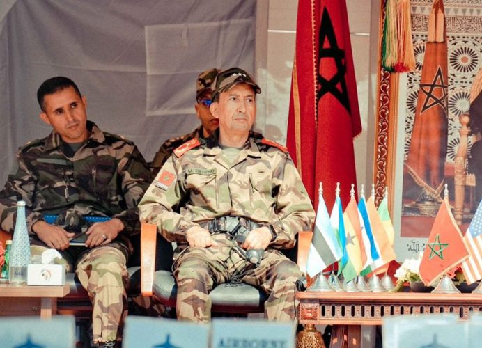 Le Général de Corps d’Armée, Inspecteur Général des FAR et Commandant la Zone Sud reçoit le SG Adjoint au Département des Opérations de Paix de l’ONU