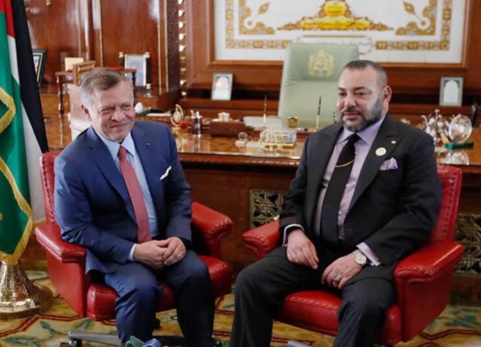 SM le Roi félicite les Souverains de Jordanie à l’occasion du 24-ème anniversaire du couronnement