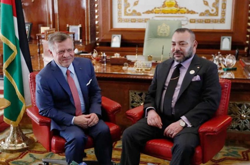  SM le Roi félicite les Souverains de Jordanie à l’occasion du 24-ème anniversaire du couronnement