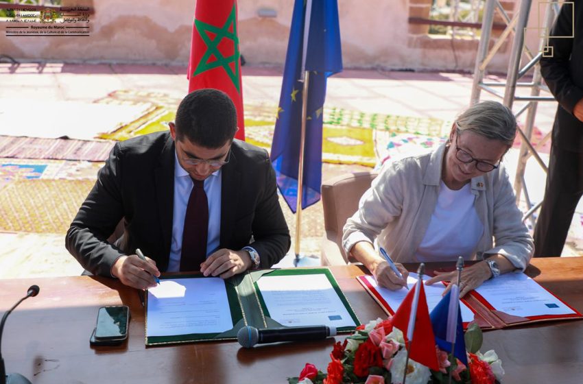  Signature à Essaouira d’une convention sur le premier programme d’appui de l’UE aux industries culturelles et créatives marocaines