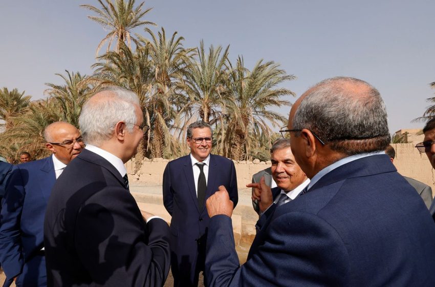  M. Akhannouch visite des projets à Ouarzazate de développement économique et social