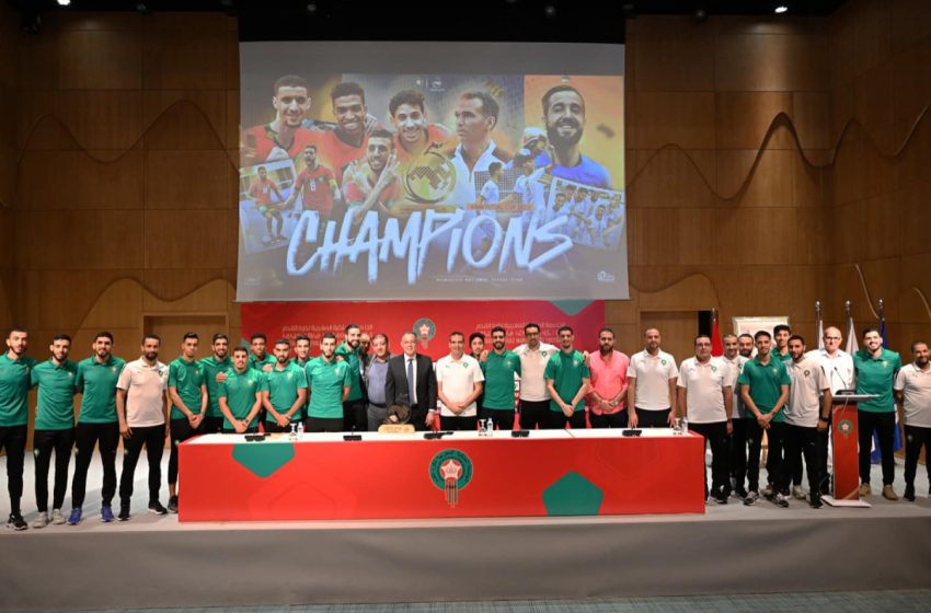 FRMF: réception en l’honneur de l’équipe nationale de futsal, championne de la Coupe arabe 2023