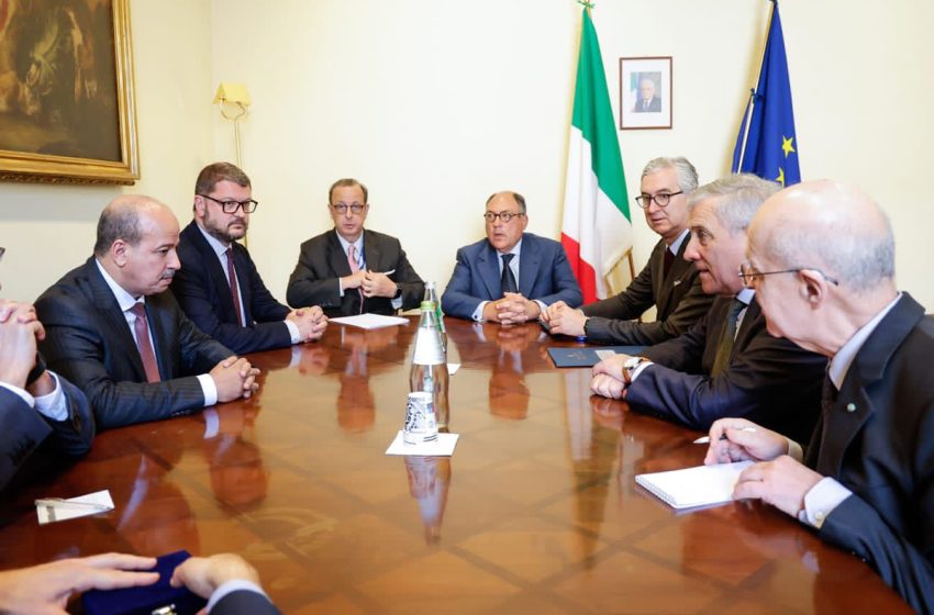  Rome : M. Mayara et le président du Sénat italien examinent les moyens de booster la coopération parlementaire