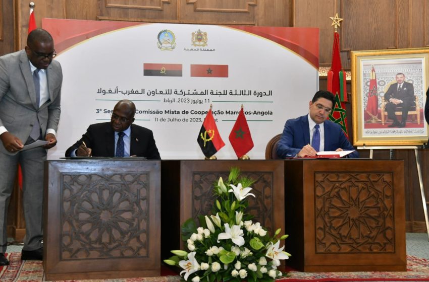  Commission mixte Maroc-Angola: Signature d’accords de coopération couvrant différents domaines