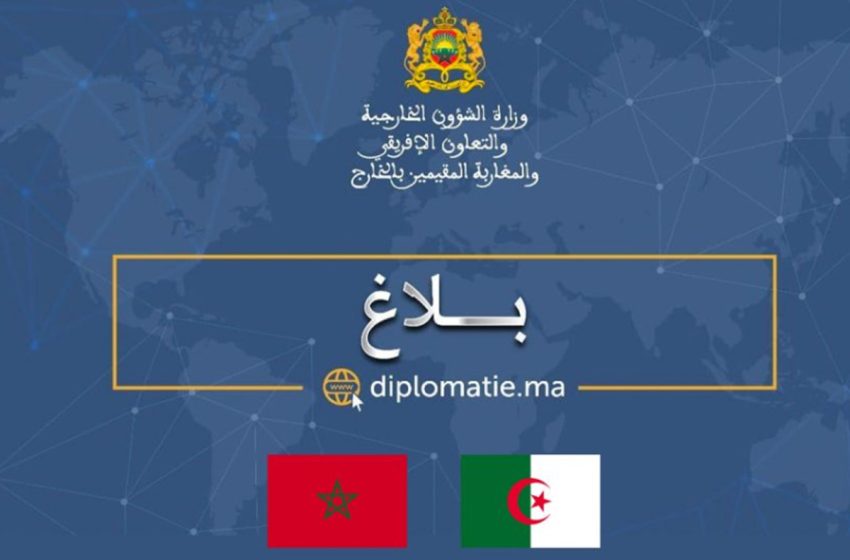 Ministère des Affaires Etrangères: Le Maroc suit avec grande peine