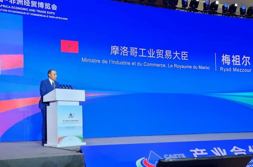 M. Mezzour met en avant les relations commerciales très fortes entre le Maroc et la Chine