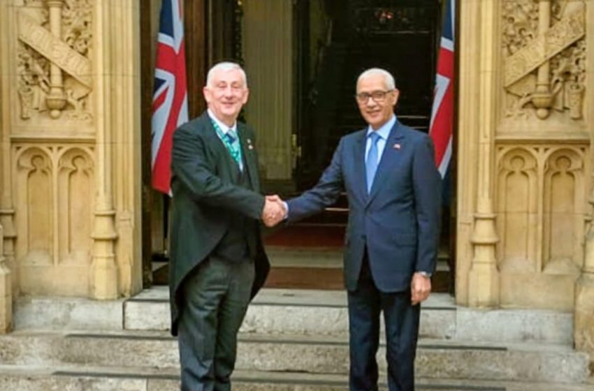  Le renforcement de la coopération parlementaire au centre d’une visite de M. Talbi Alami à Londres