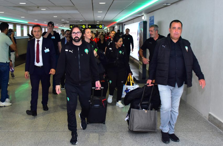 Mondial féminin 2023: Arrivée à Casablanca de la délégation de l’équipe nationale du Maroc