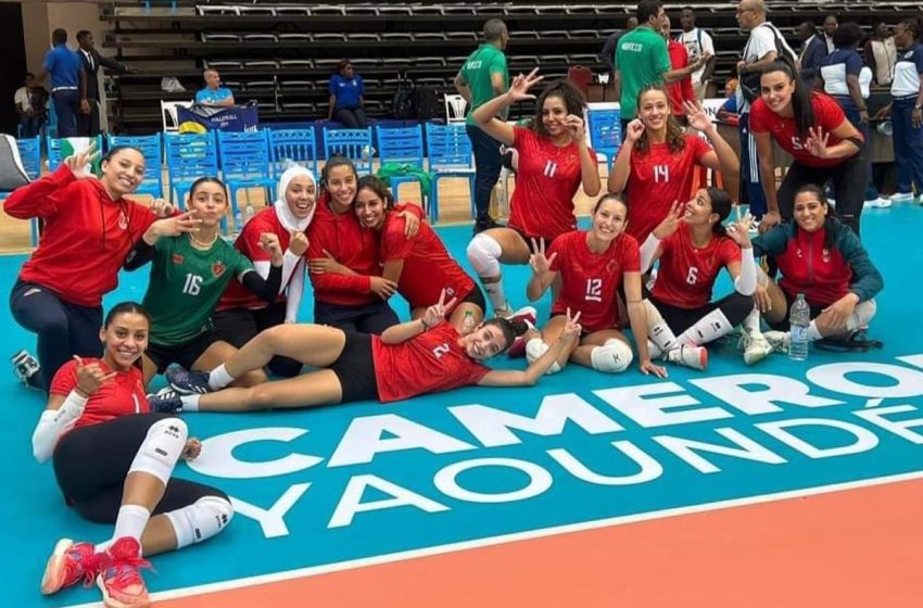  CAN de Volley-ball/Dames (Cameroun-2023): Victoire du Maroc face au Lesotho
