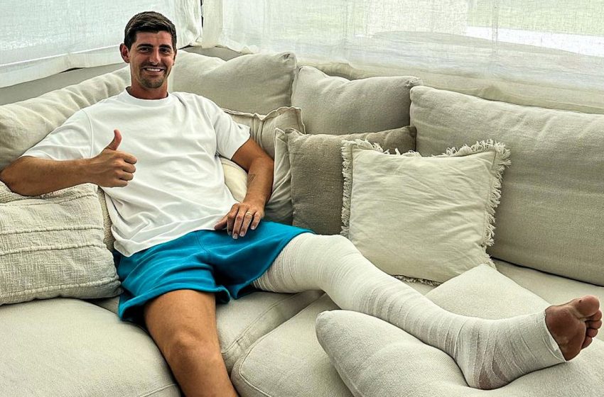 Thibaut Courtois victime d’une rupture du ligament du genou gauche