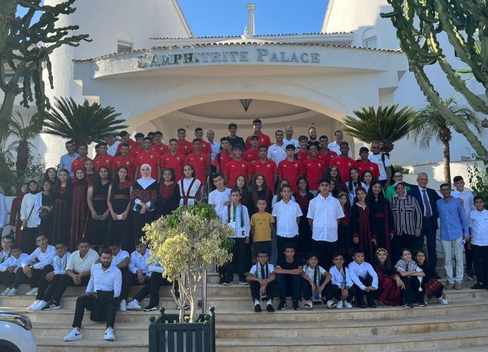 Skhirat: des enfants d’Al Qods rencontrent la sélection marocaine de football U17
