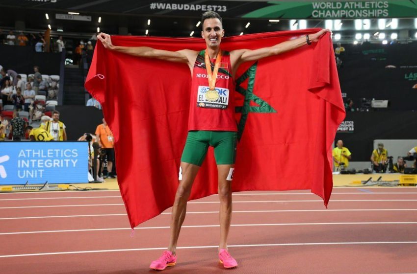  Mondiaux d’athlétisme Budapest 2023: deuxième titre mondial consécutif pour Soufiane El Bakkali sur le 3.000 m steeple