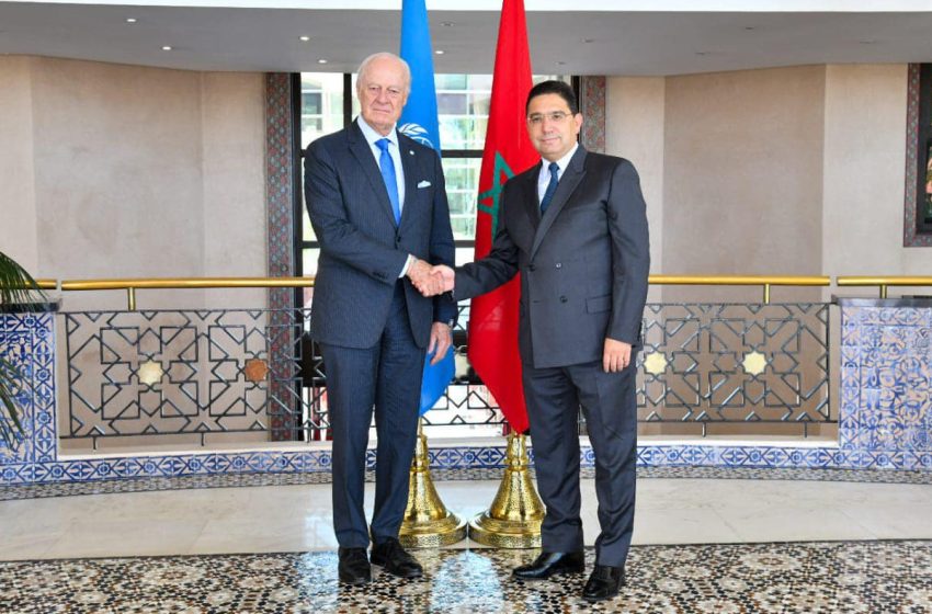  M. Bourita s’entretient avec l’Envoyé personnel du SG de l’ONU pour le Sahara marocain