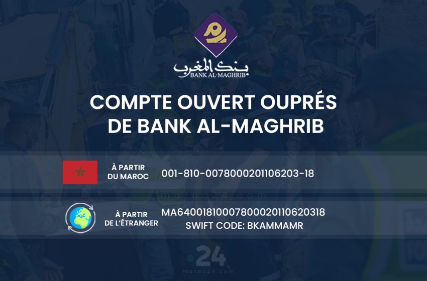 Compte spécial séisme: voici le compte bancaire où verser vos