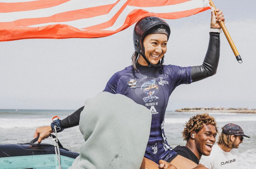 Kitesurfing World Cup 2023: Moona Whyte vs Zoé Bazile, tête