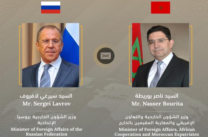 65ème anniversaire de l’établissement des relations diplomatiques Maroc-Russie: Échange de messages de félicitations entre MM. Bourita et Lavrov