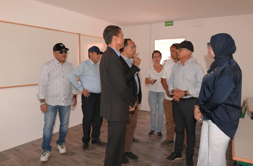  Province de Ouarzazate : M. Benmoussa visite des établissements scolaires impactés par le séisme