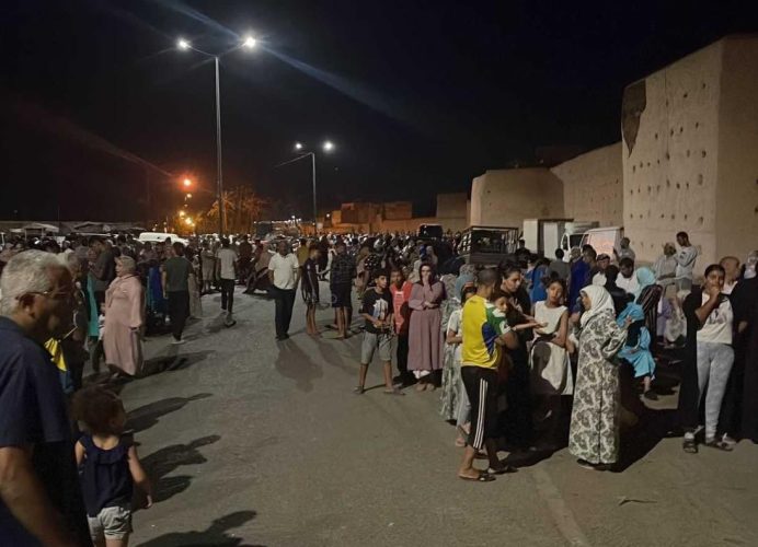 Séisme Maroc: forte mobilisation à Taroudant pour venir en aide aux sinistrés