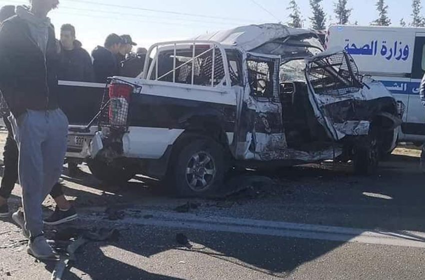  Huit migrants subsahariens tués dans un accident de la route en Tunisie