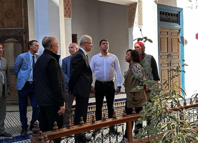 M. Bensaid visite plusieurs sites et monuments historiques affectés par le séisme d’Al Haouz