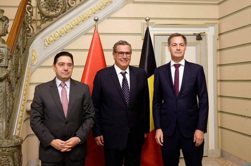  M. Akhannouch s’entretient à Bruxelles avec le Premier ministre belge